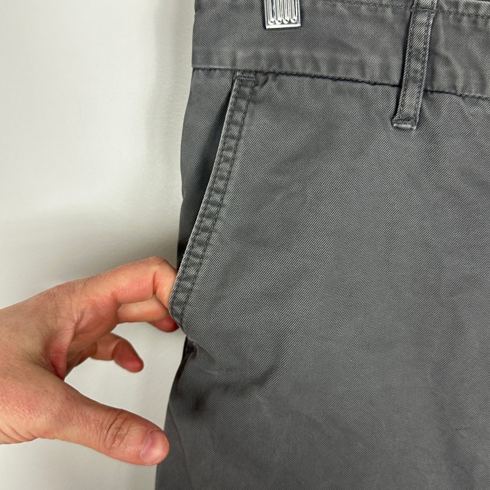 Grown & Sewn The Independent Slim Fit Grey Pants Mens Size 31 USA Button Fly - Picture 6 of 13
